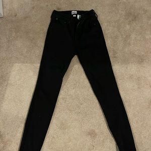 J Crew skinny black jeans, size 27
